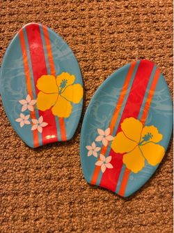 Surfboard Appetizer plates