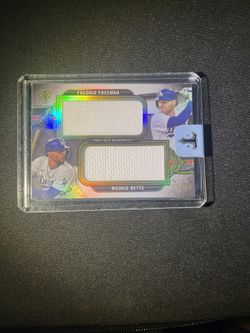 2024 Topps Triple Threads - Dual Jumbo Relic - Freeman - Betts - DRJ-BF /48