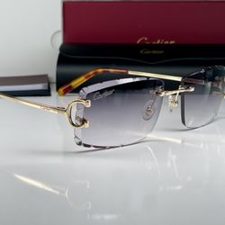 Cartier Big C Custom Edged Glasses Sunglasses 
