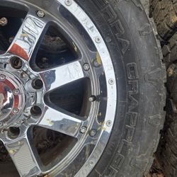 Wheels Tires  305/55 R20.   8 LUGS