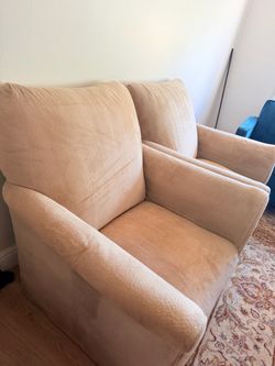 MOVING SALE!! Pair of Beige Accent Chairs