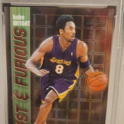 2001 TOPPS CHROME KOBE BRYANT FAST &  FURIOUS  GRADED PSA 10