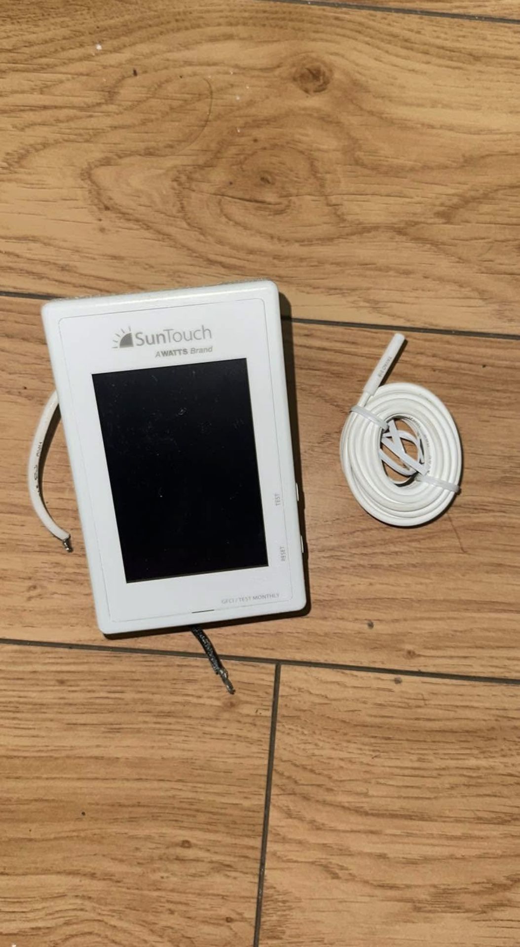 SunTouch SunStat Command Color Touchscreen Programmable Thermostat for Electric Floor Heating System