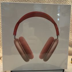 Red Wireless Headphones with a case for headphones*NEW IN UNOPENED BOX* 