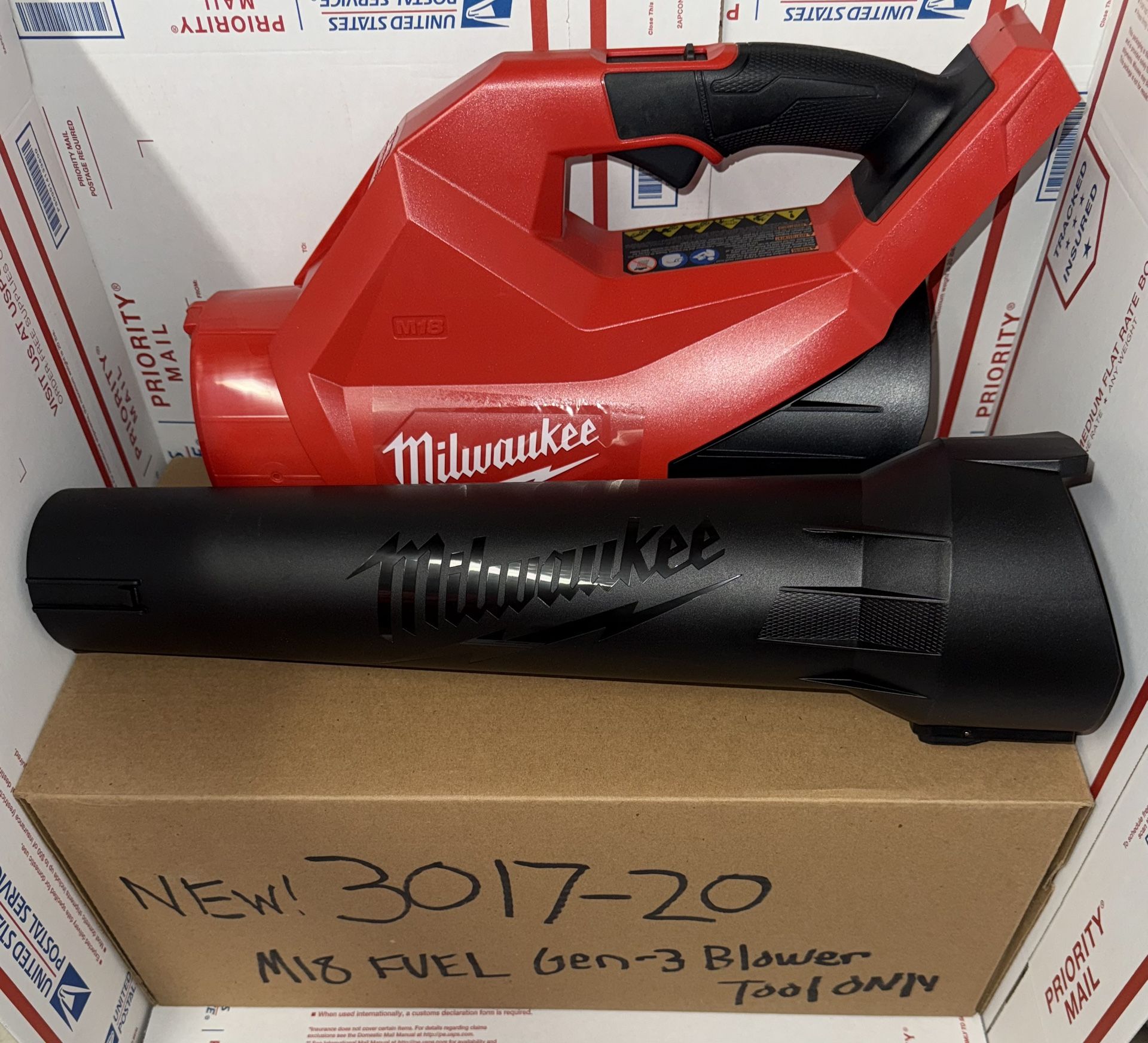 Milwaukee M18 Fuel Blower. Tool And Only. Model #3017-20. (New From Kits)