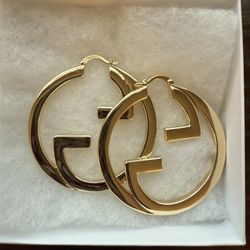 Gg Large Gold Hoops