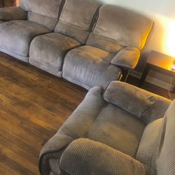 Reclining Couch And Chair 