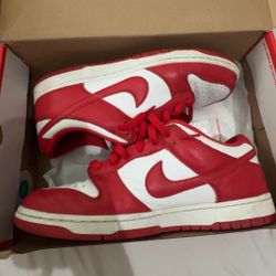 Red Dunks Size 10,5