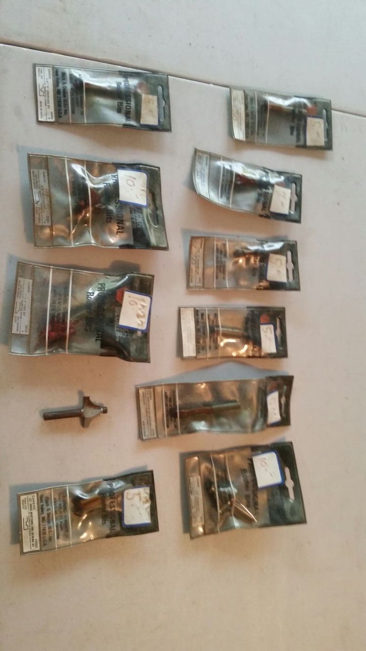 Router bits brand new