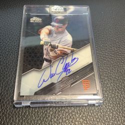 Will Clark- 2020 Topps Chrome Black Auto
