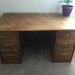 Solid Oak Desk