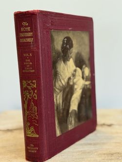 Vintage 1938 Hardcover Volume X, "The Home University Bookshelf" Titled “The Manual of Child Development”