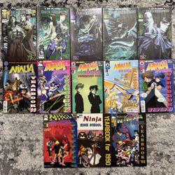 Lot Of 13 Comics Book Image 2000 DARKMINDS And Ninja High School