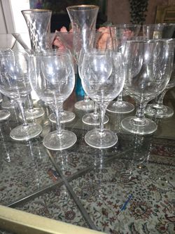 Martini, Wine, Champagne and Pilsner Glasses