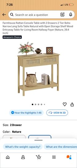 Farmhouse Entry Table