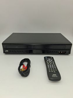 JVC VCR/DVD Player with remote and cable.  Works fine