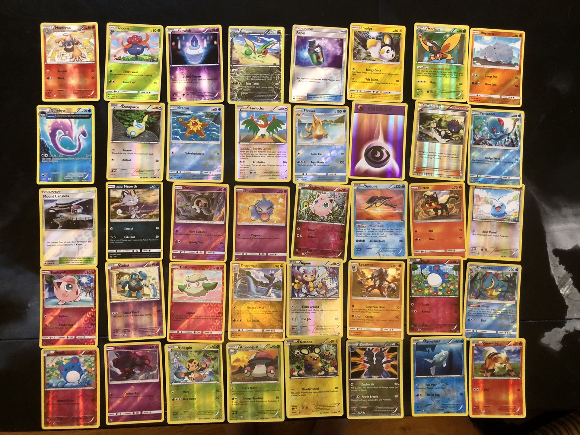 Lot of 240 POKÉMON 2013-2020 Holo Cards