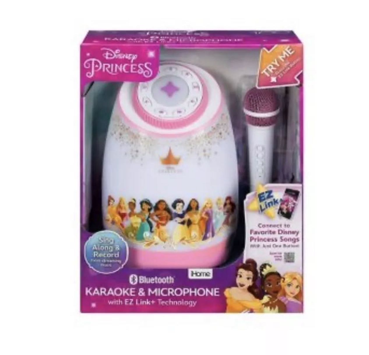 Disney Princess EZ Link plus Bluetooth Karaoke with Wireless Microphone