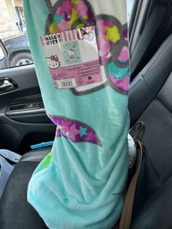 Hello Kitty, plush blanket Throw