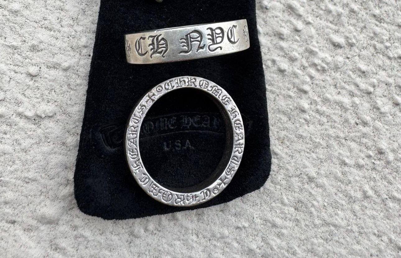 CHROME HEARTS JEWELRY .999 SILVER RINGS
