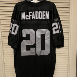 Oakland Raiders Football 🏈 Jersey (McFadden 20) Size Xxl