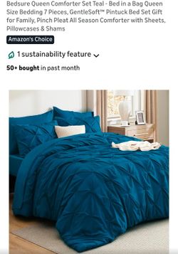 Queen Comforter Set 7pcs