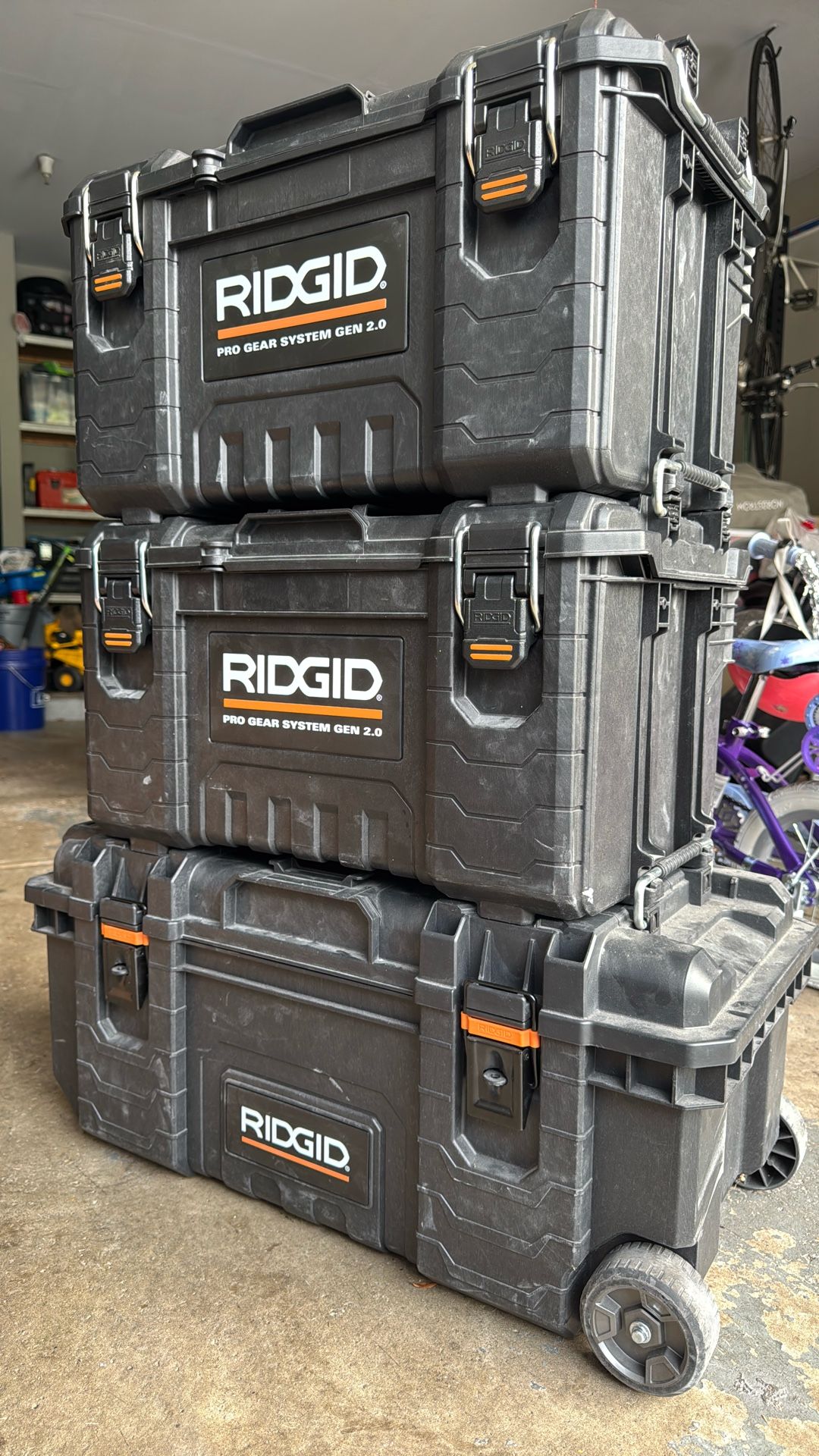 Rigid Pro gear System Gen 2.0 Stackable Toolbox
