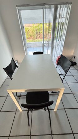 IKEA Table and Chairs and Placemat