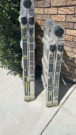 Gorilla Ladder 13 and 17 foot  telescoping