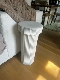 West Elm Fluted 10” Drink Table
