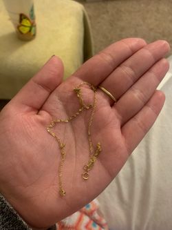 10kt Broken anklet (needs to be put back together)