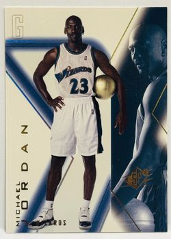 Michael Jordan Upper Deck SPx 2001-02 Basketball Card #90 Bulls Wizards HOF GOAT