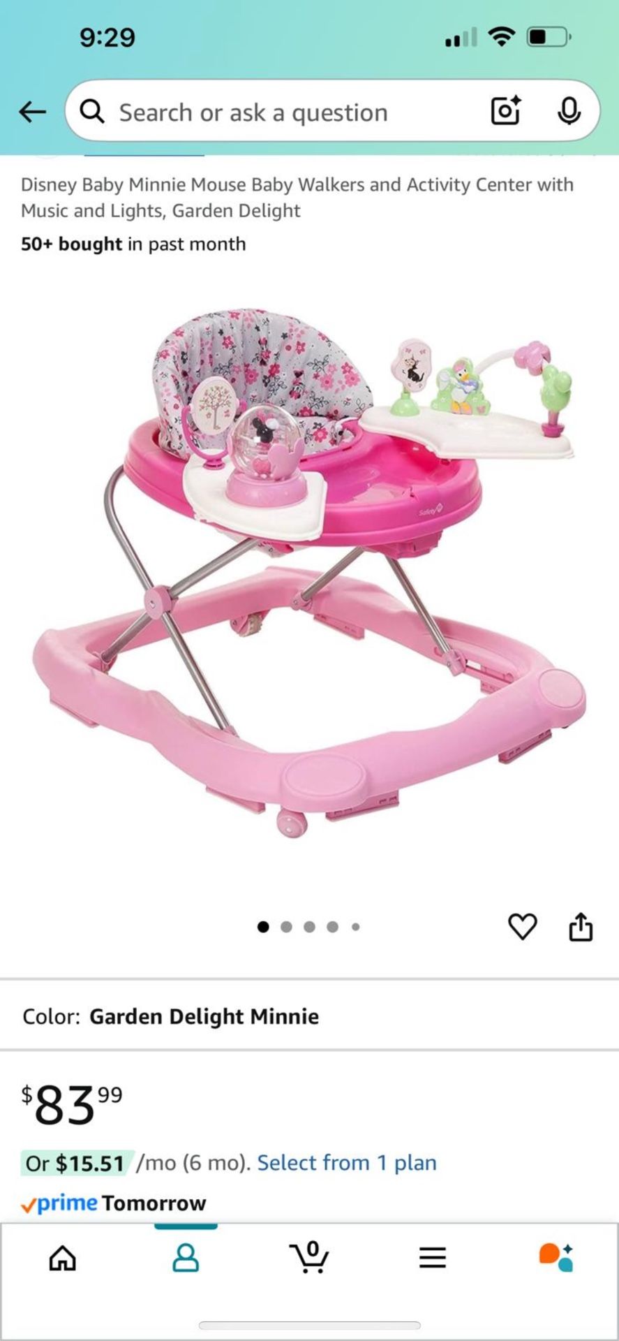 Disney Baby Walker
