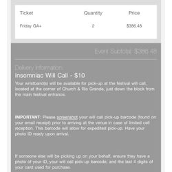Tickets EDC just For Friday General+