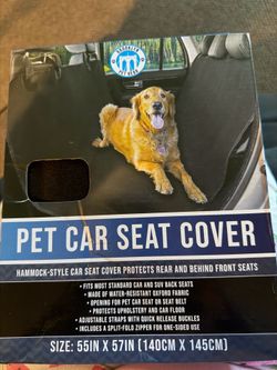 Pet car seat cover