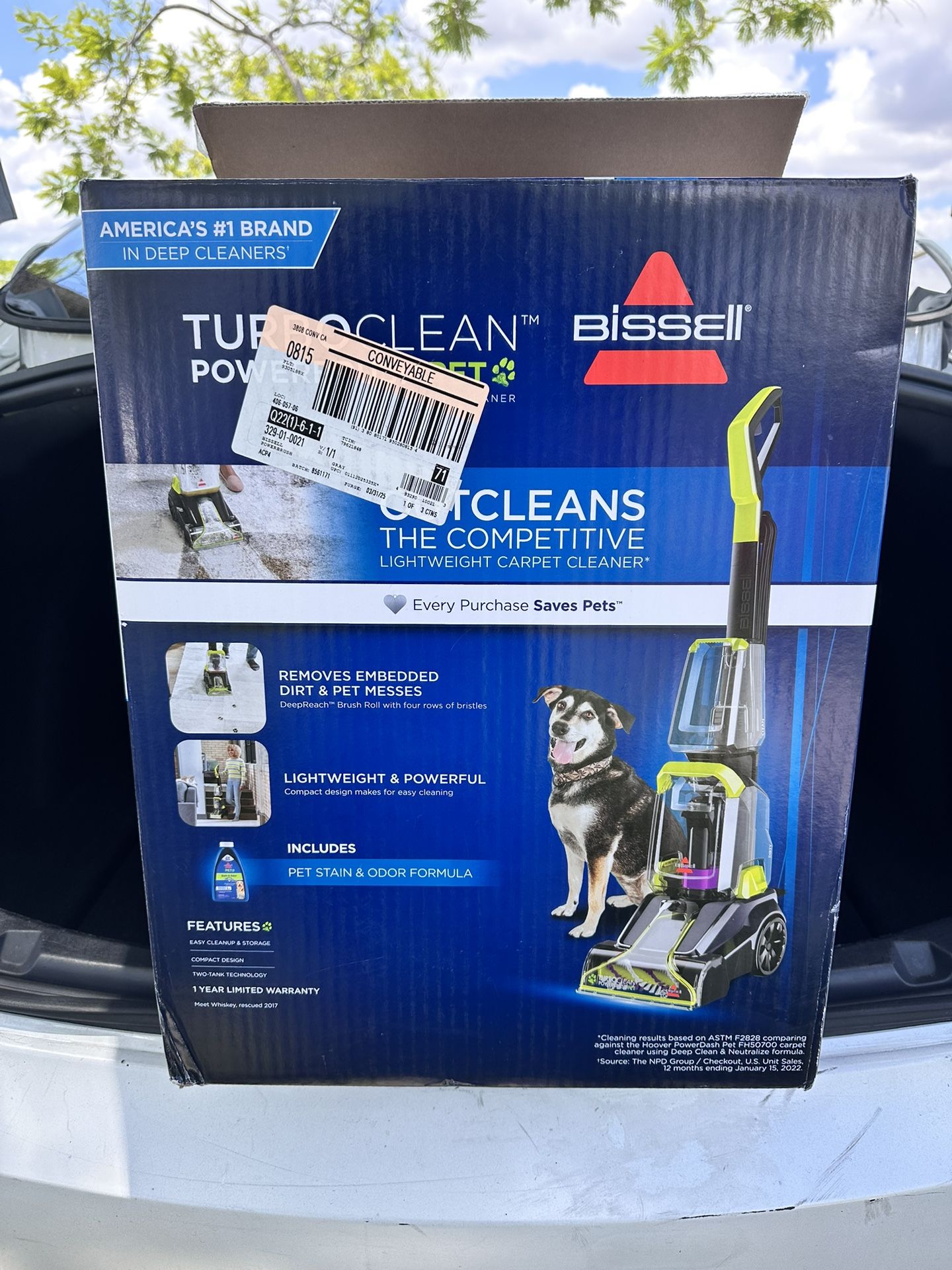 BISSELL TurboClean PowerBrush Pet Carpet Cleaner – Brand New