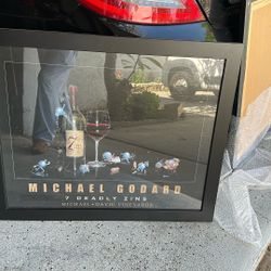 Painting For Sale, In Black Frame, Well Protected