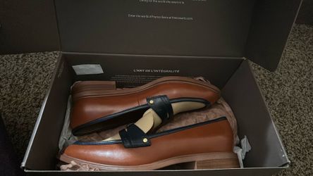 Franco Sarto Edith Biscuit Brown Navy Beige Loafers,