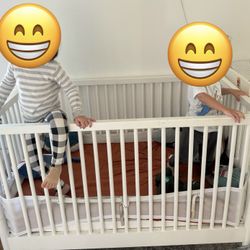 Free White Crib (Crate And Barrel)