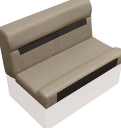 Wise DLX100-1900 DLX Series 37" Pontoon Bench Seat Cushion Set - Neutral Meteor $80