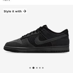 Nike Dunk Low Retro PRM BLACK