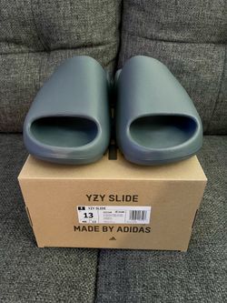 Brand New Yeezy Slide Slate Marine Size 13
