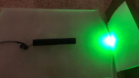 Military grade high powered green laser with a 10 mile range