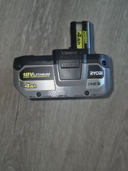 Ryobi 18v 4ah battery