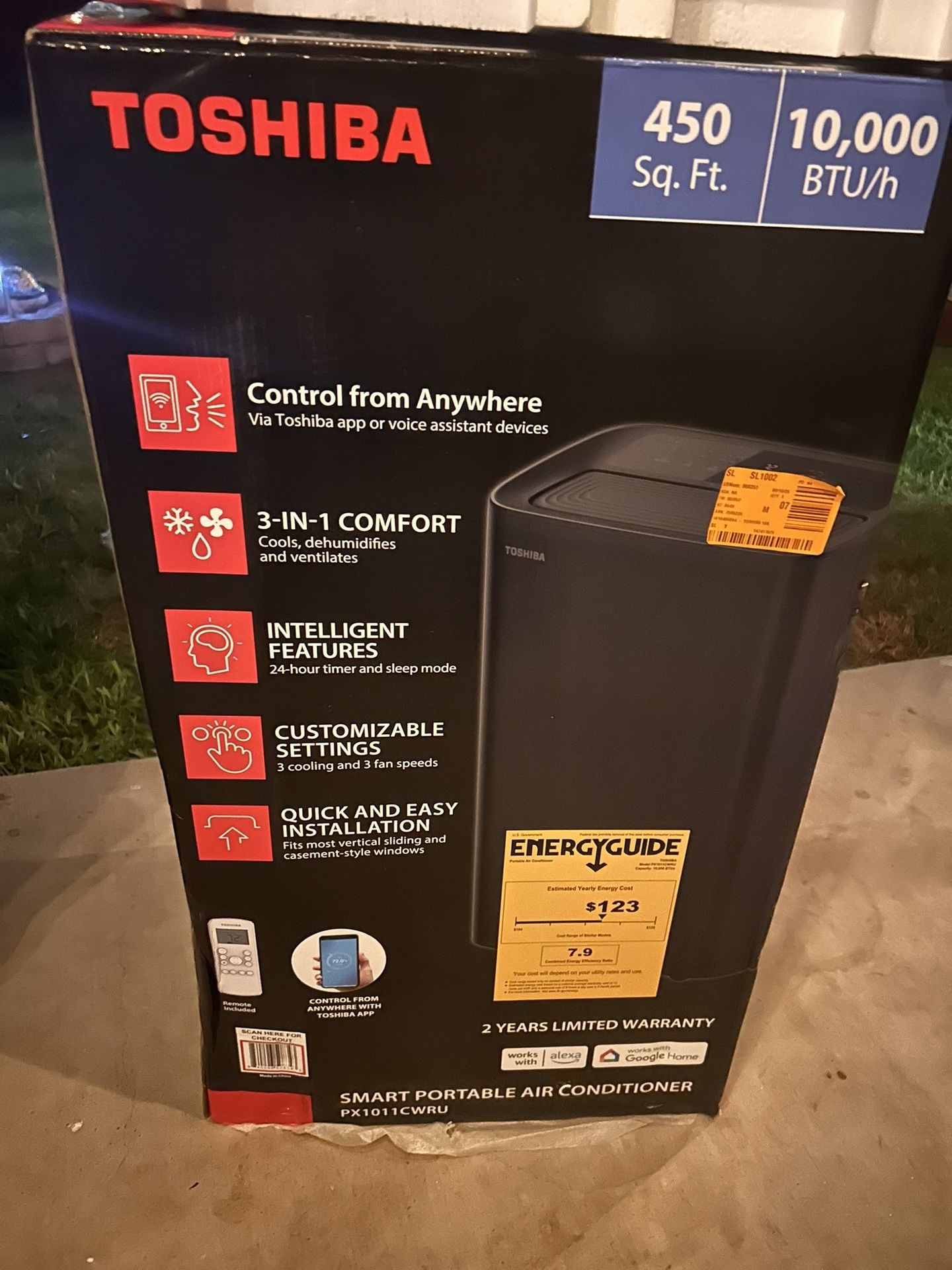 New Smart Portable Air Conditioner Cools Xxl Rooms Of 450sq-ft By GE