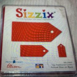 Sizzix Tags Traditional, Thick Cuts, Large Die