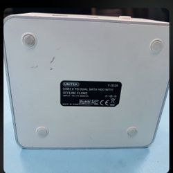 Unitek White USB 3.0 to Dual State HDD With Offline Clone