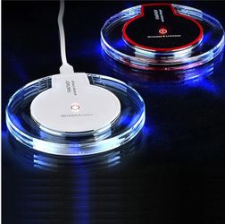 Fantasy Wireless Charger * QI Enabled Black/Red or White For IPhone ,Samsung , or Universal