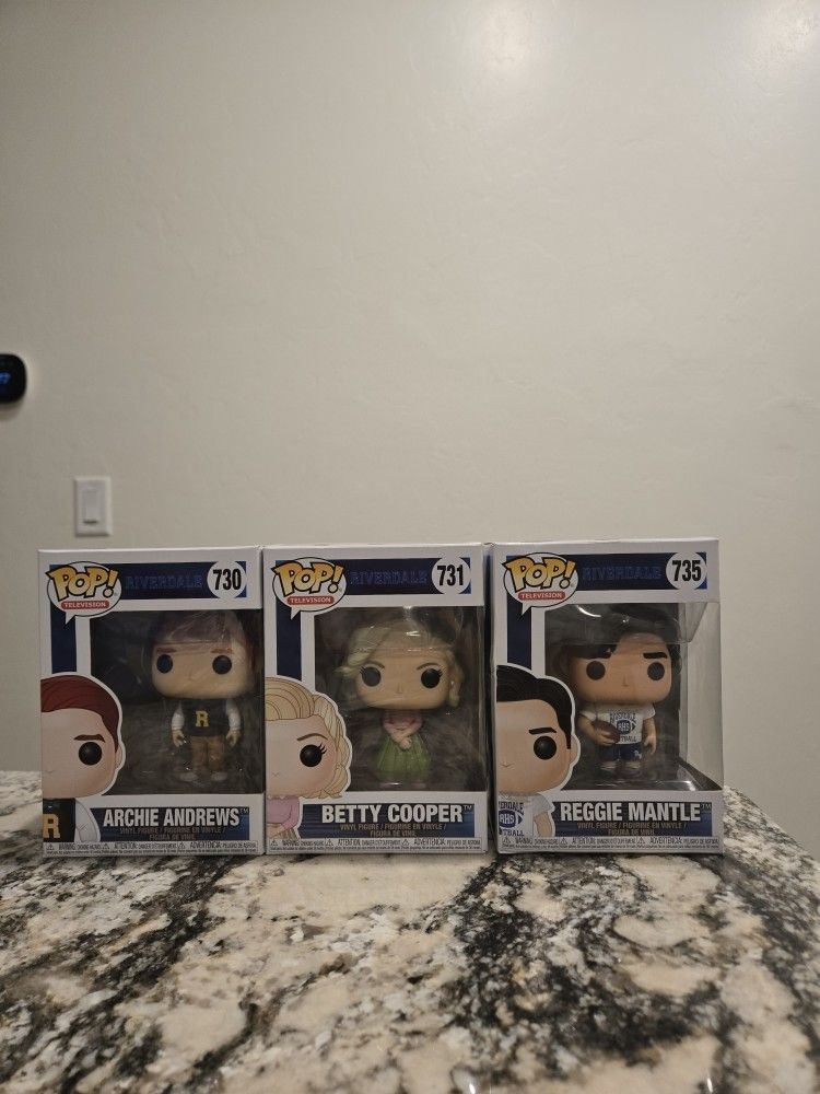 Funko Pop! Riverdale – Archie, Betty, Reggie (New in Box, Bundle or Singles)