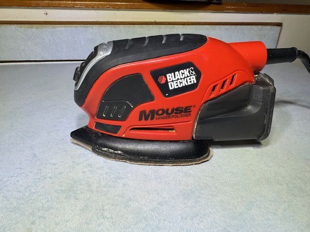 BLACK&DECKER Sander Polisher MS800 MOUSE Orange Power Tool Home Shop Dad Garden
